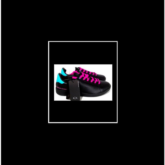 Women New Women\'s Rare & Fashionable Leather Armani Exchange Sneakers.Athletic Shoes